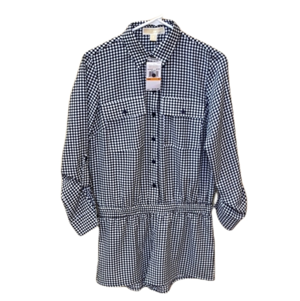 MICHAEL KORS New Navy Romper Dark Blue